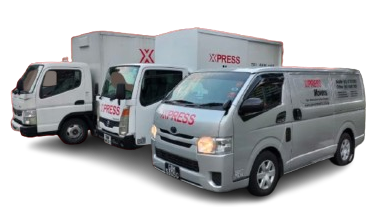 Xpress Movers Residential and commercial moving fleet